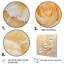 Décoration murale pétales de rose pierres précieuses citrine beige II-1993389473-1993389486-1993389480