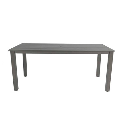 Wood-Textured Dining Table