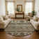 Premium Machine Washable Marasco AMF1626 Global Rug