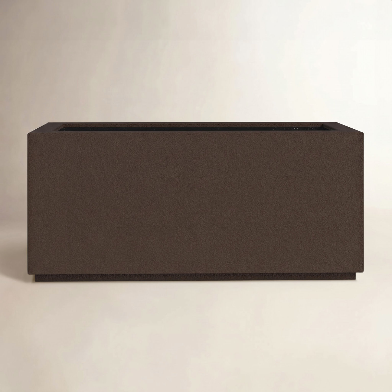 Gita 36" Planter Box, Chocolate Brown