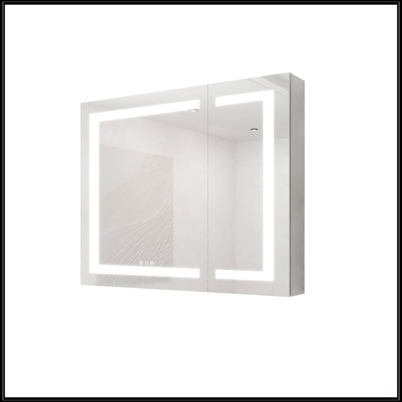 Armoire à pharmacie 36 po x 30 po avec miroir de coiffeuse à DEL