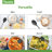 Tovolo Silicone Mixing Spoon, Stainless Steel Handle, BPA-Free, Pesto Green-62839248