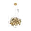 Luminaire suspendu moderne 3 lumières confettis dorés-70079948