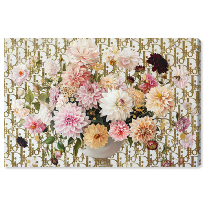 Bouquet Florale I Canvas Classic Fashion Floral Wall Art by Art Remedy