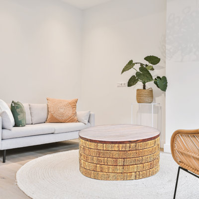 Abaca round Natural Magani Coffee Table