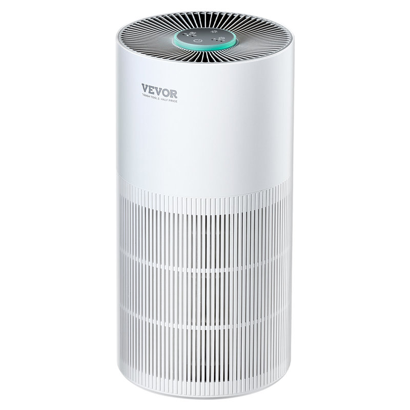 Purificateur d'air, couche HEPA H11, purificateur d'air intelligent de 1100 pi² / h avec contrôle de vitesse et garde d'enfant, filtre à air efficace avec écran tactile pratique et mode veille de 25 Db, adapté à la maison et au bureau