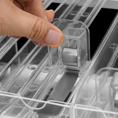 Porte-présentoir à cigares, plateau-poussoir automatique pour magasin de détail, présentoir à cigares transparent