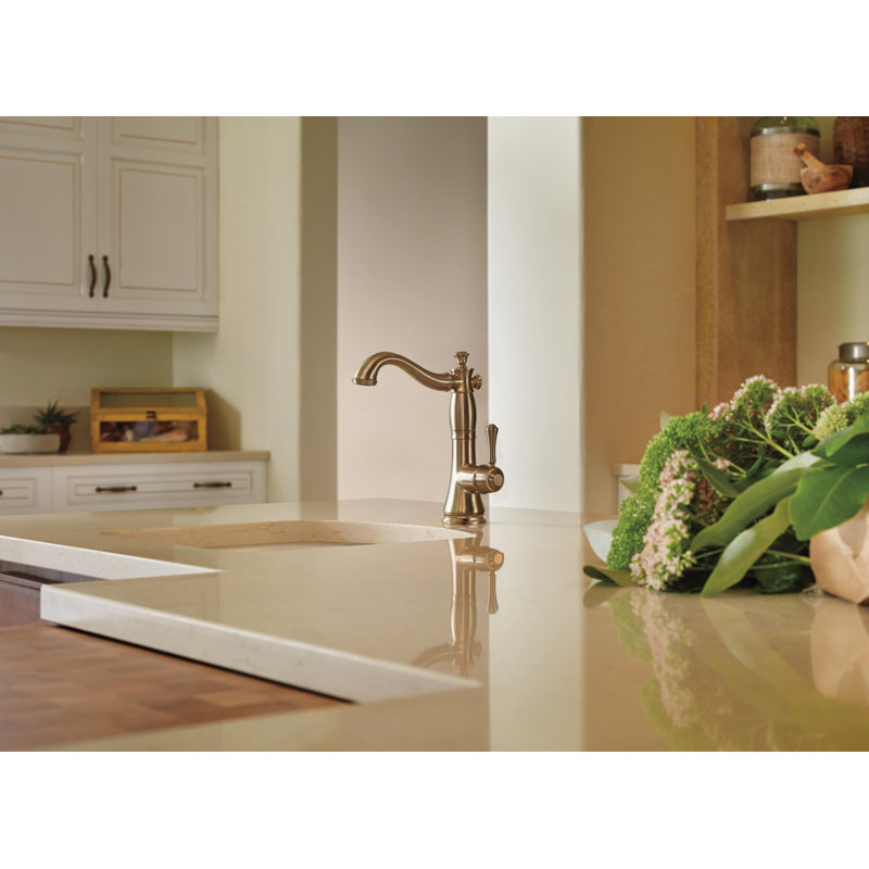 Delta Cassidy Bar / Prep Faucet, Polished Nickel