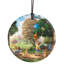 Décoration de verre suspendu en verre kinkade studios studio thomas winnie the pooh starfire prints