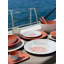 Ensemble d'assiettes à dessert en mélamine 6 pièces - Corail