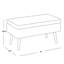 Banc avec rangement rabattable
