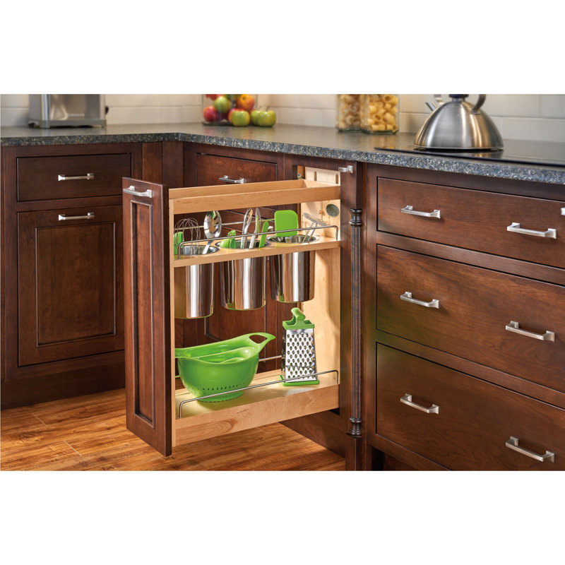 Organisateur de cuisine à fermeture en douceur Rev-A-Shelf , L 8,75 po