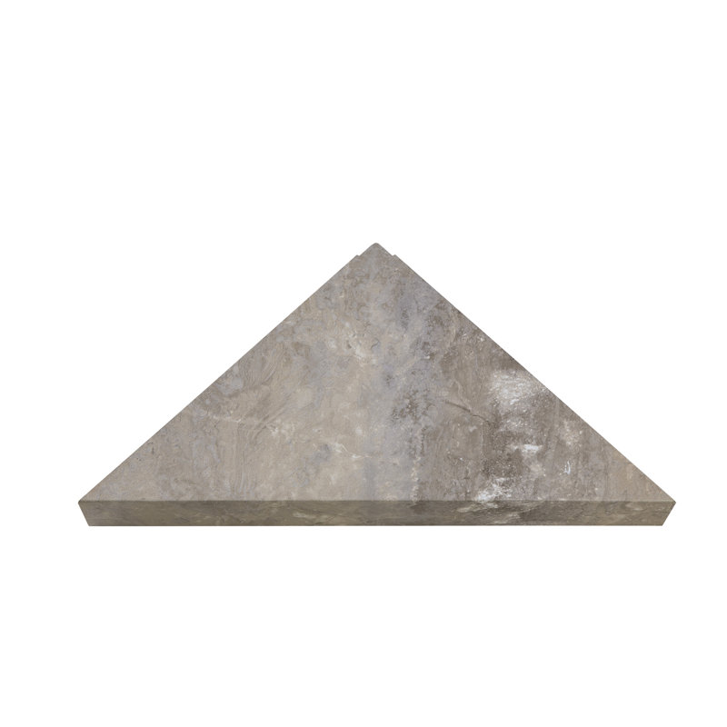 Palisade Vinyl Waterproof Corner Shower Shelf, Venetian Marble