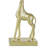 Bohrer 26.75" Golden Giraffe Table Lamp