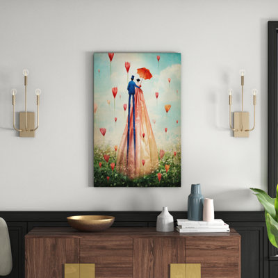 Graphic Art Print on Wrapped Canvas