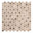 Pixie 3/4-in. Penny Round Fabric Look Matte Glass Wall & Floor Mosaic Tile-50639080