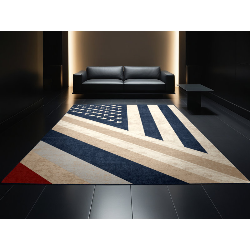 Tapis gris moelleux et moelleux à motif abstrait moderne et contemporain gris Fellman, 5 x 7