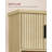 Wall-Mounted Bathroom Cabinet, Over Toilet Hanging Cabinet With Adjustable Shelf, Towel Bar, Fluted Doors-977022265