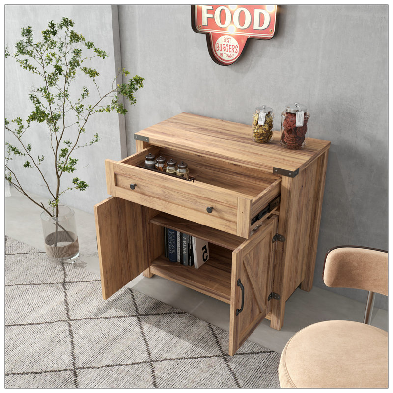 Armoire d'appoint Chellsie, Jaune vif