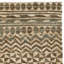 Tapis géométrique en jute tissé à la main-38553880