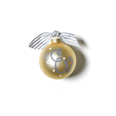 3.93'' Handmade Glass Ball Ornament