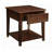 Malachi Walnut Finish End Table