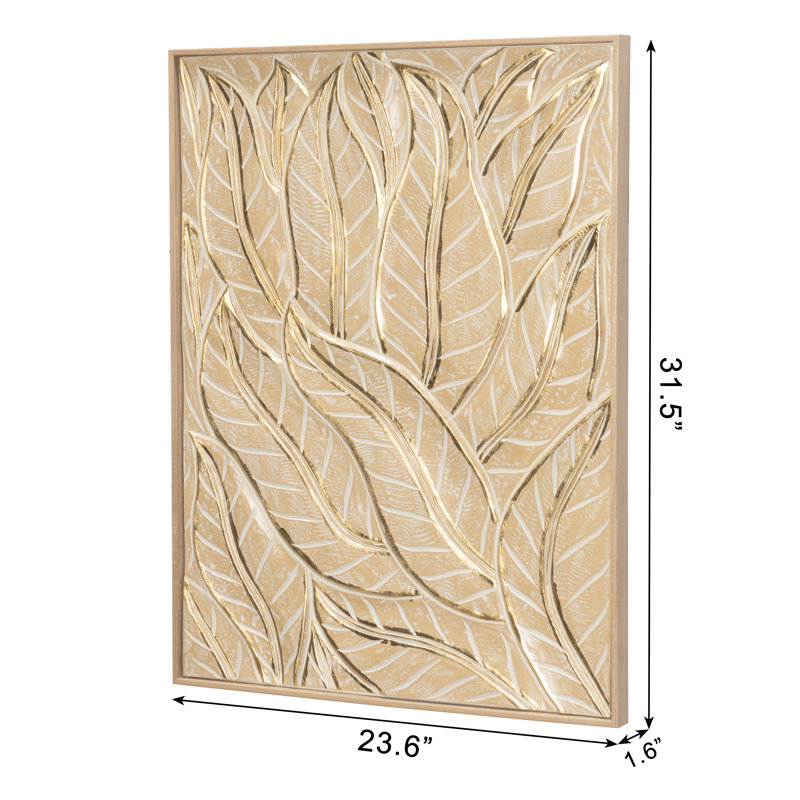 Décoration murale feuilles