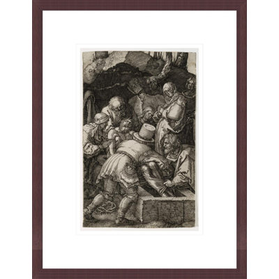 «The Entombment» par Albrecht Dürer, impression giclée sur cadre