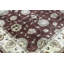 Hand-Knotted High-Quality Wine and Cream Area Rug