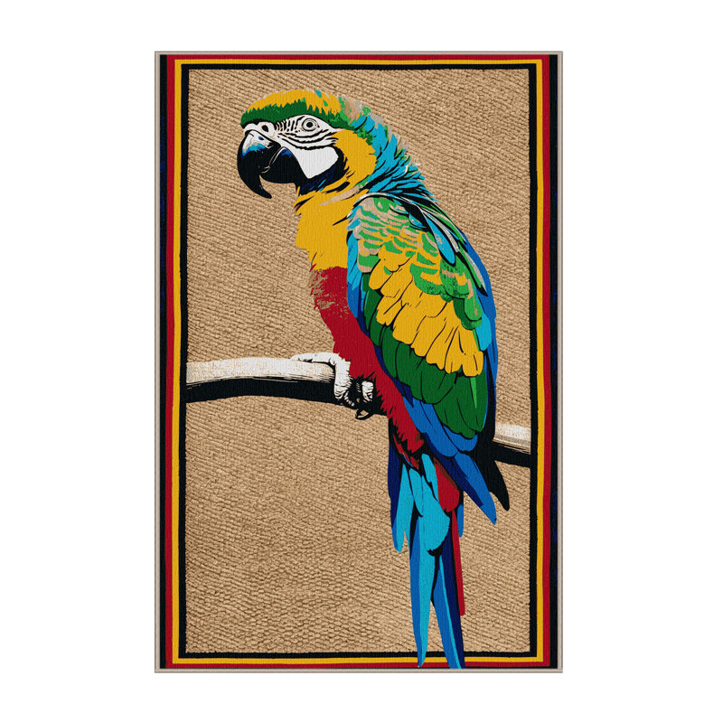 Tapis lavable arc-en-ciel Lorikeet, Tapis de couloir 2 pi x 4 pi