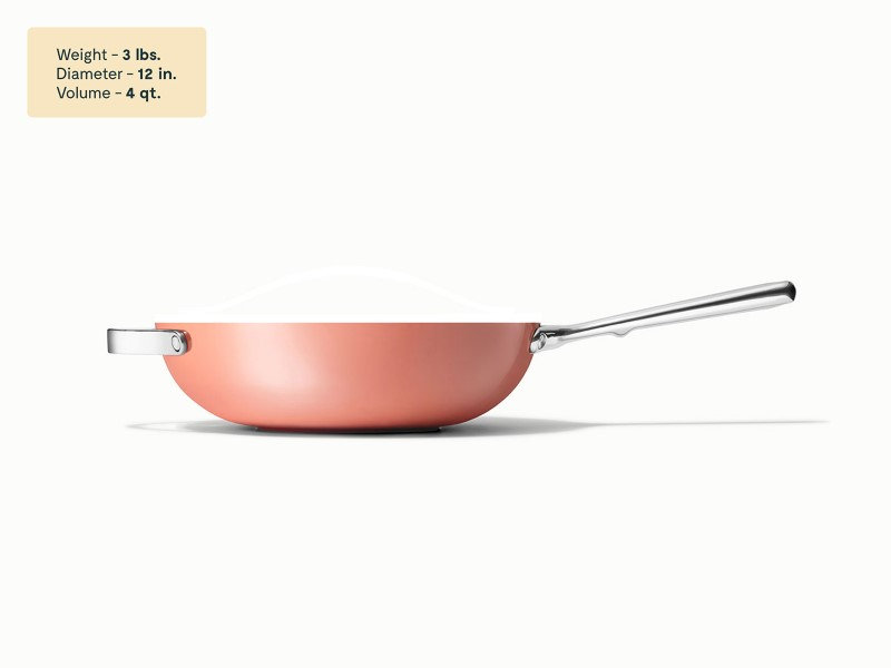 Caraway Nonstick Ceramic Fry Pan, 12", Perracotta