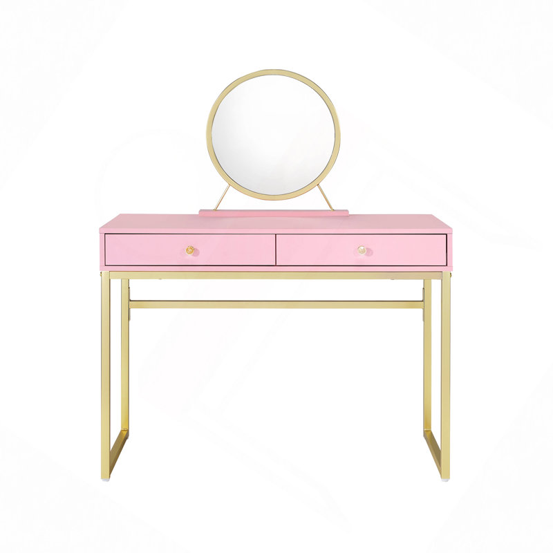 Vanity Desk W/Mirror & Jewellery Tray