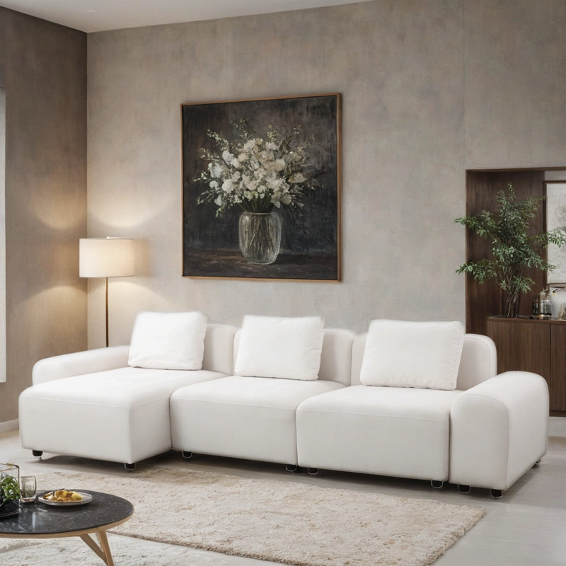 Ballyrobert 4-Piece Upholstered Living Room Sectional Sofa Set