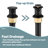 1.2 GPM Centerset Bathroom Faucet with Drain Assembly-91217748