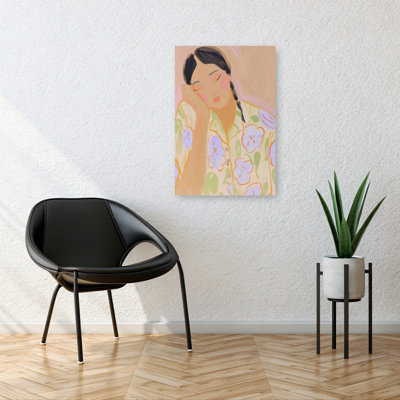 «Peaceful Floral Slumber Contemporary», reproduction d'art murale