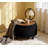 Round Cocktail Ottoman with Storage-1617415399