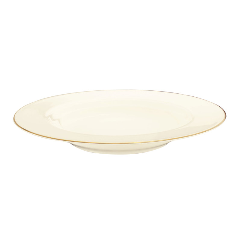Aggy 23cm Porcelain Dinner Plate, Gold colours