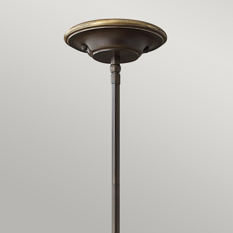 Vanburen 1 - Light Antique Bronze Cone Pendant
