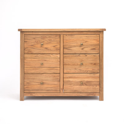 Camargue 110cm W 6 - Drawer Chest of Drawers