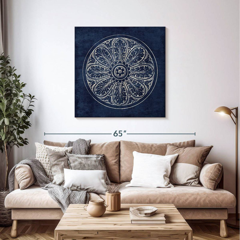 Lilie Rosette V Indigo