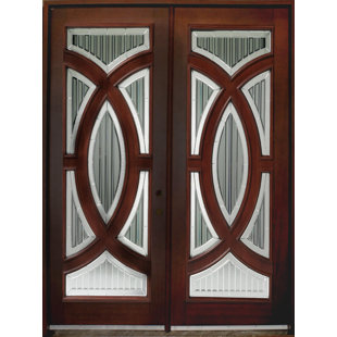 73.25'' x 86'' Glass Wood Front Entry Doors