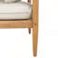 Chaise longue d'extérieur en bois d'acacia avec coussins Jessenia-115802235