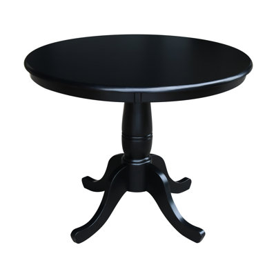 Solid Wood Pedestal Dining Table