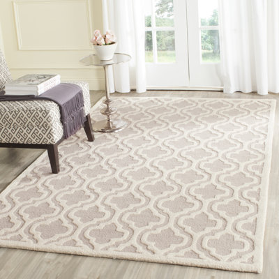 Cannen Hand Tufted Wool Geometric Rug