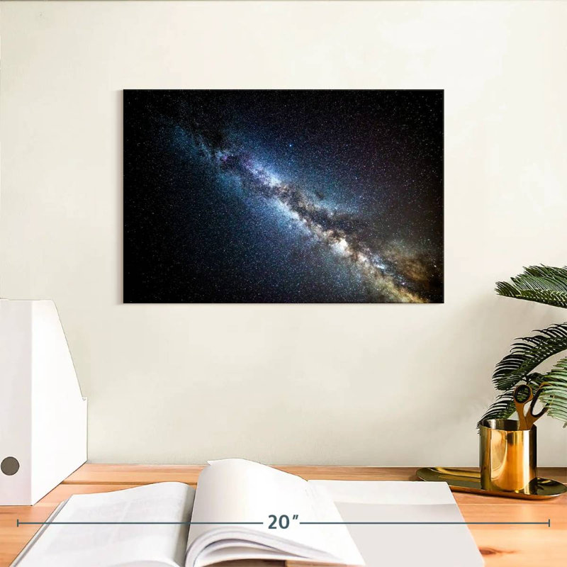 Oberle Voie Lactée dans l'espace, H 8 po x l 12 po