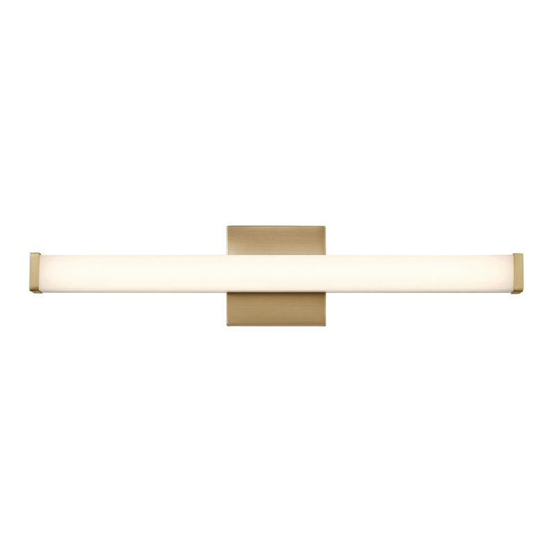 Éclairage pour meuble-lavabo à DEL Ronning, Doré, H 2 po x l 24 po x P 2 po