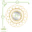 Rattan Flat Wall Mirror