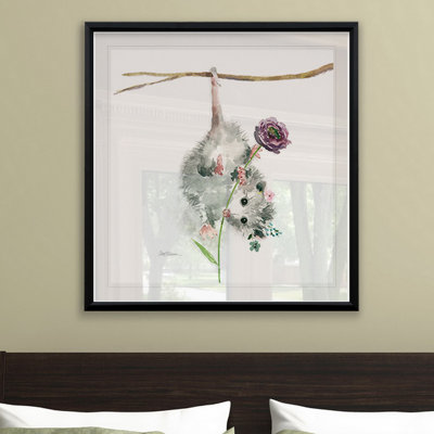 Garden Critter Possum - reproduction de cadre photo