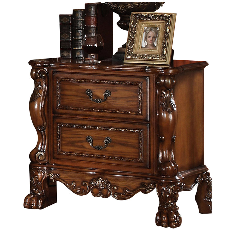 Table de chevet 2 chambres Cherry Oak