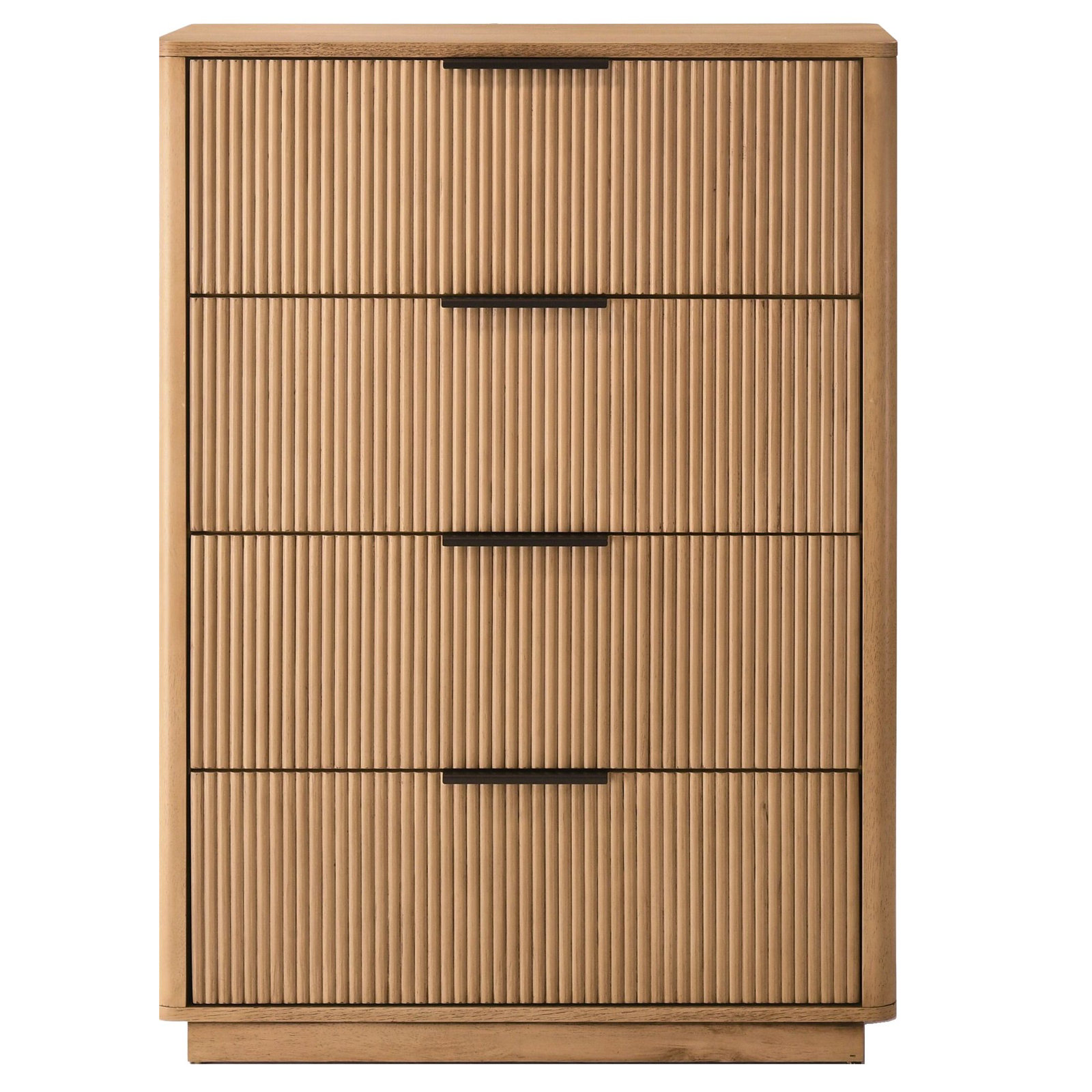 Akira 4 - Drawer Chest, White Oak